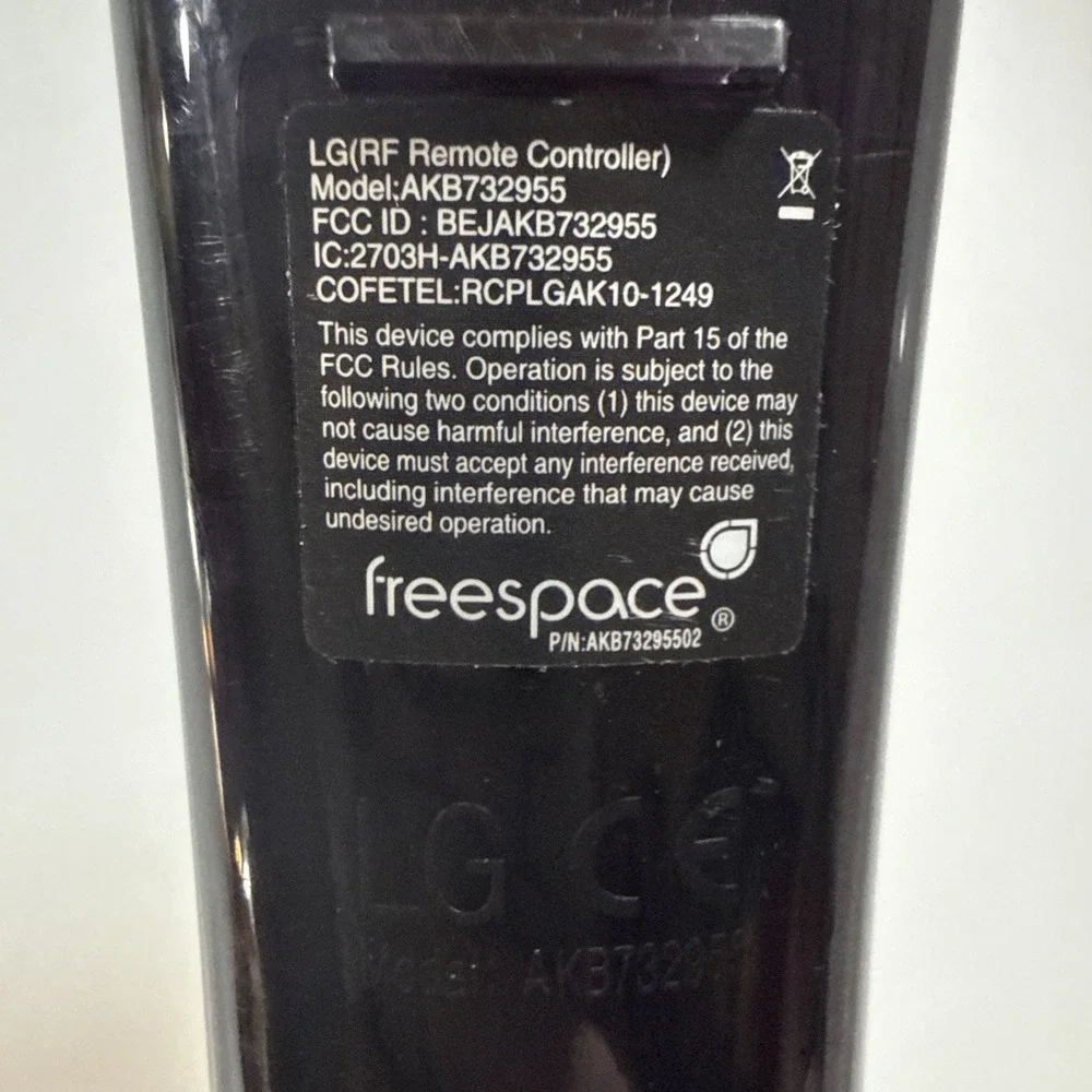 LG TV Freespace Remote Control AKB732955 Smart Magic Motion Works Scuffs